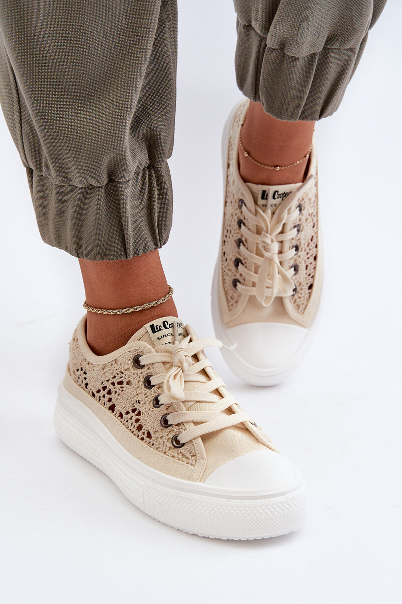Dámské krajkové tenisky Lee Cooper
