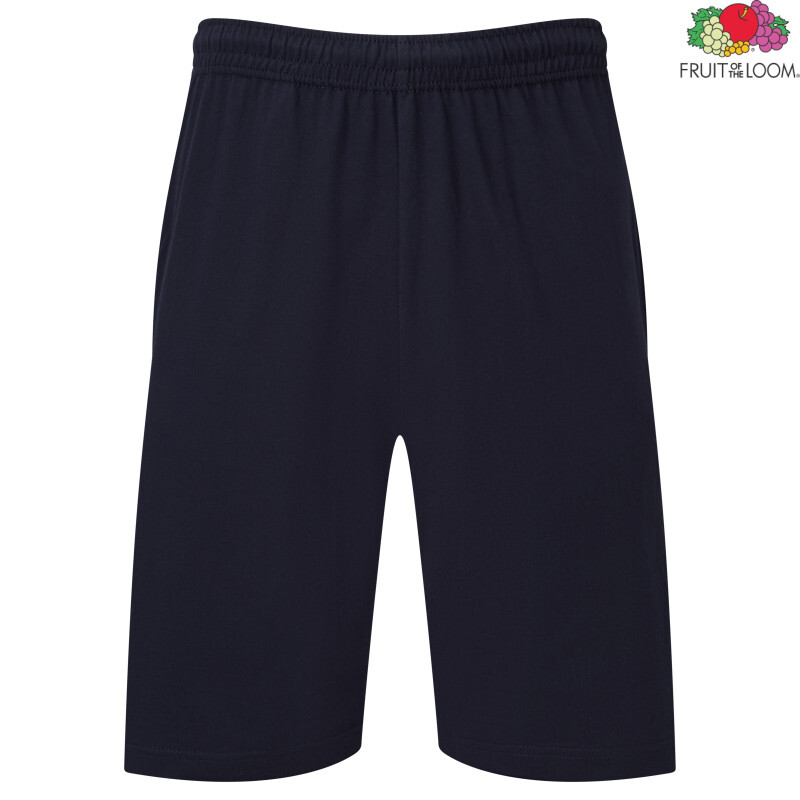 Men's navy blue shorts Iconic 195 Jersey Fruit of the Loom