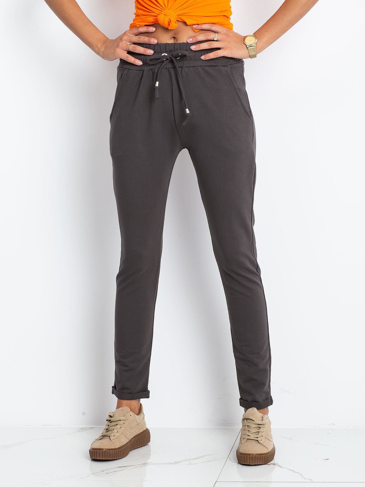 Sweatpants-RV-DR-3698.08X-dark khaki