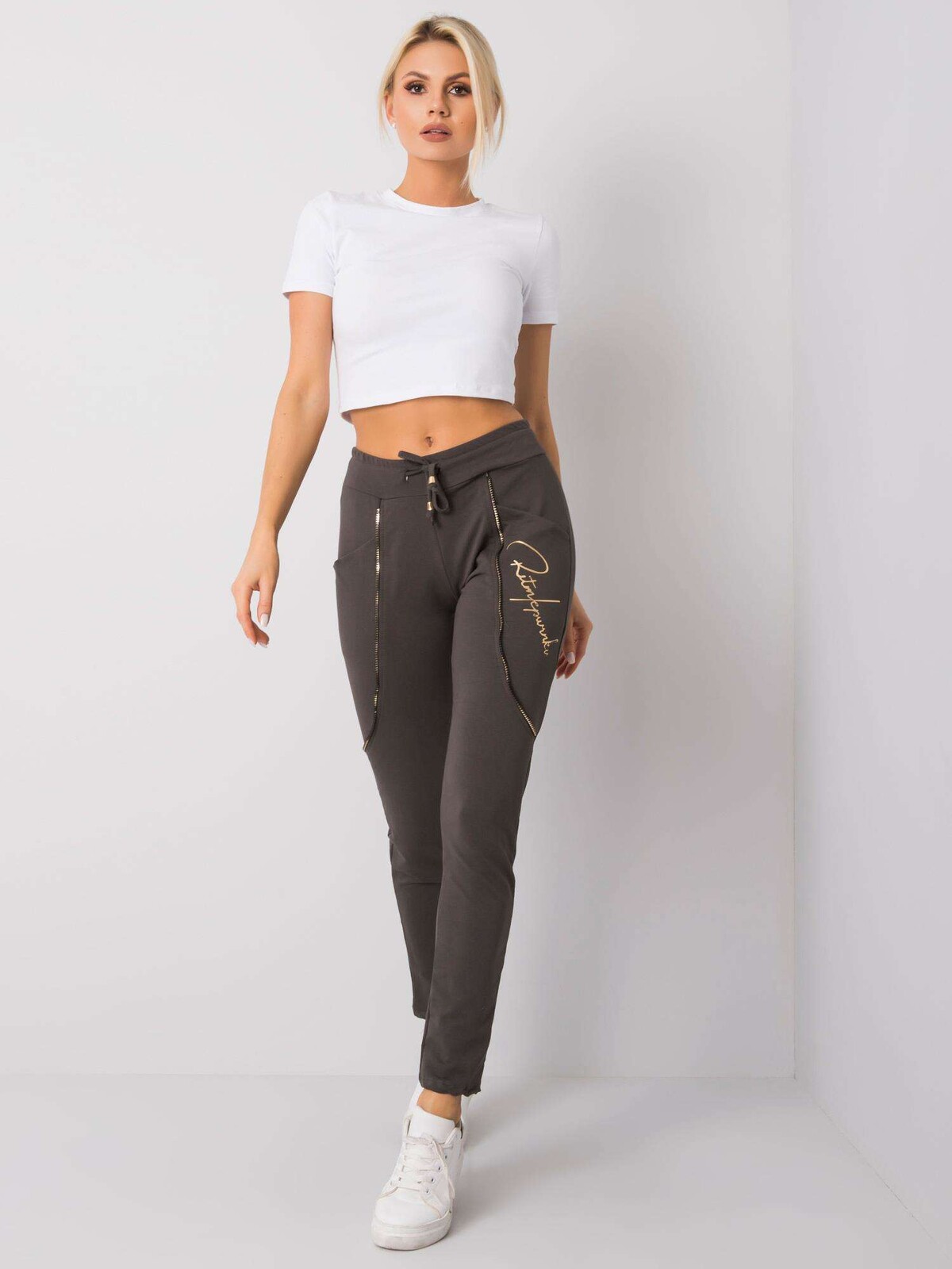 Sweatpants-RV-DR-6046.12-dark khaki