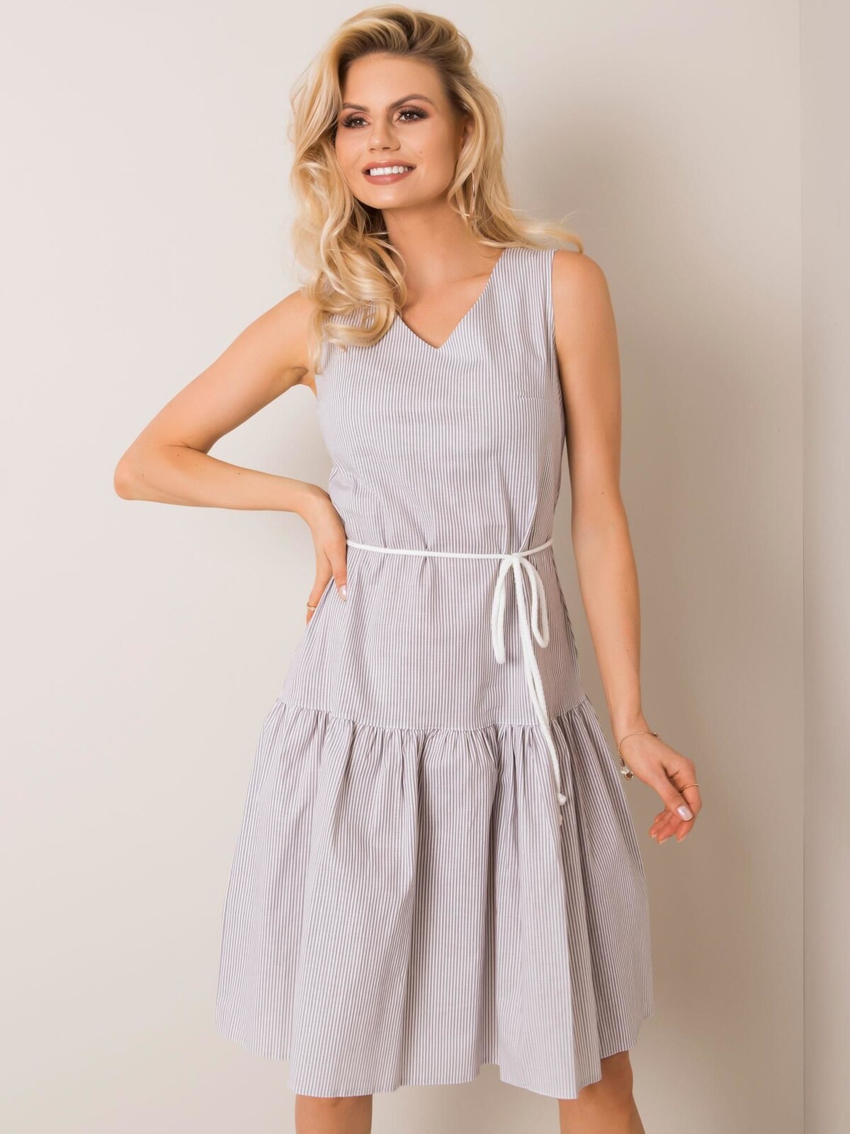 Dress-LK-SK-508215.30P-white-grey