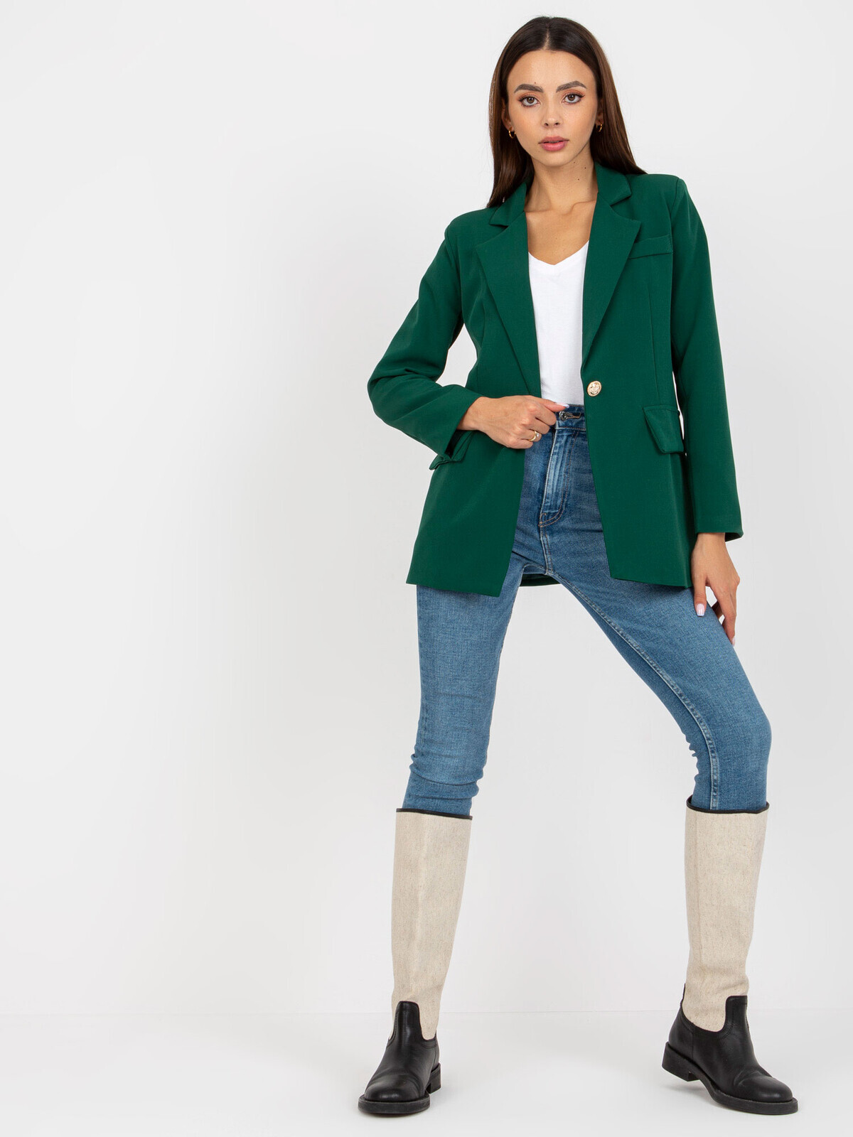 Blazer-DHJ-MA-15556.22X-Dark Green