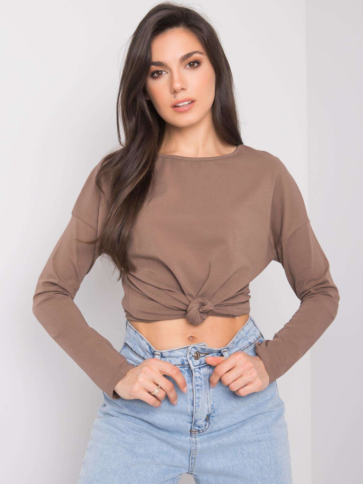 Blouse-RV-BZ-5121.16P-brown
