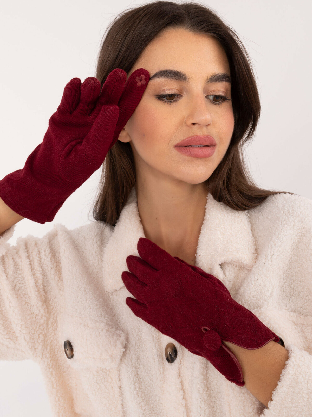 Gloves-AT-RK-23903.55-burgundy