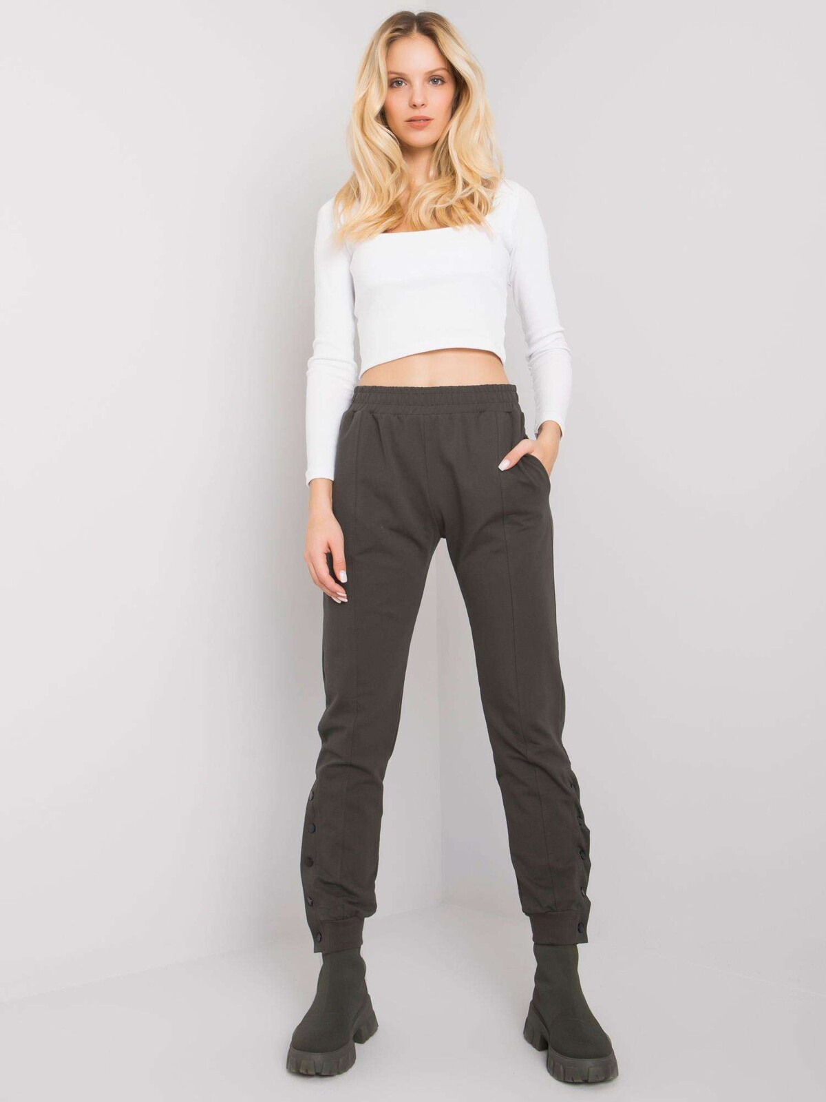 Sweatpants-RV-DR-7365.17P-dark khaki