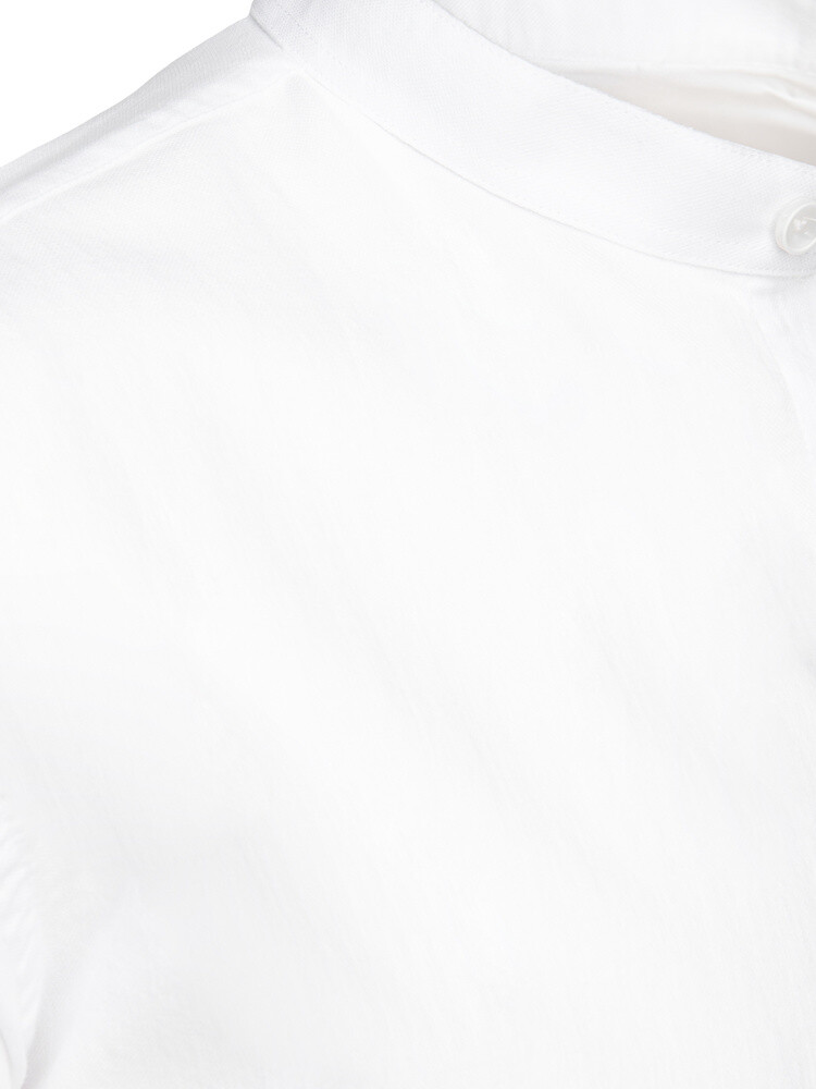 Koszula męska z krótkim rękawem biała Dstreet