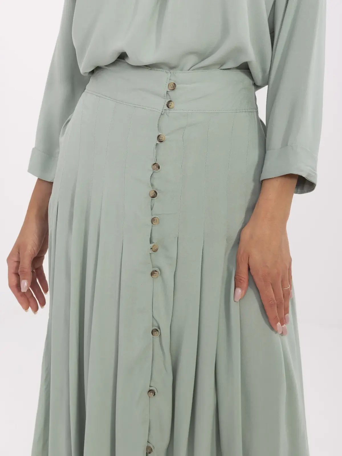 Skirt-D73761M50187B-pistachio