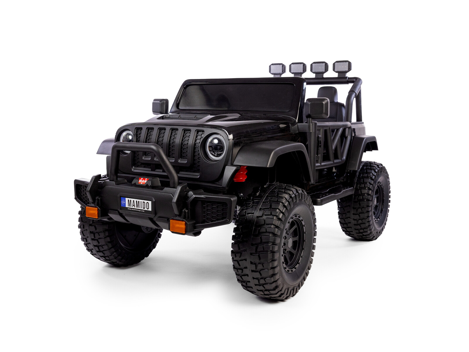 Mamido Mamido Elektrické autíčko Buggy BIG FOOT 4x4 černé 24V | 800W | 60 kg | EVA | LED | 2,4Ghz | ECO kůže