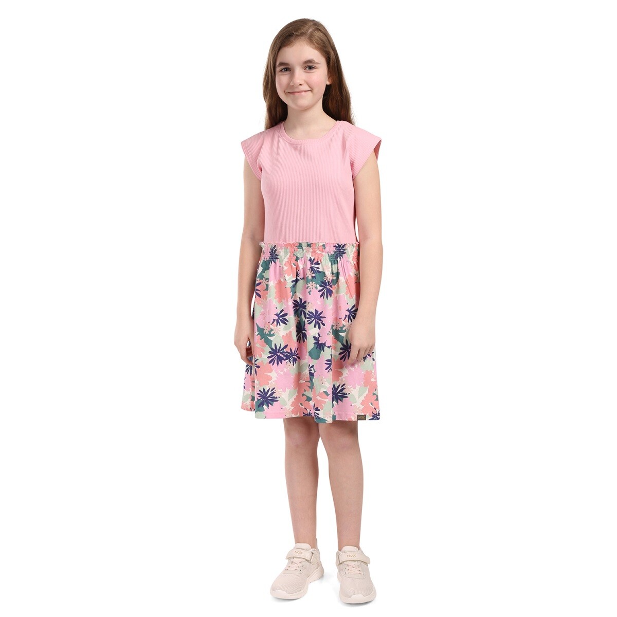 Dětské letní šaty nax werwo růžová 104-110