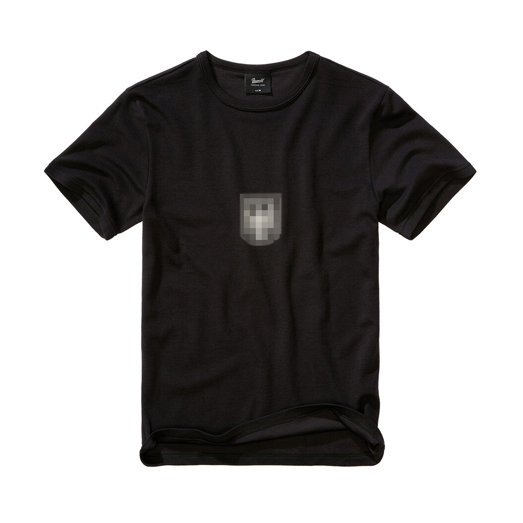 Tričko Brandit BW Sportshirt - černé, S