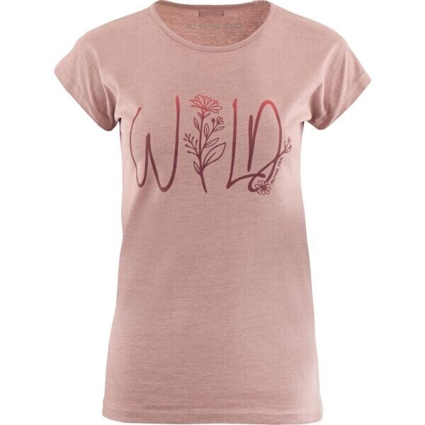 ALPINE PRO SEWRA Dámské triko, růžová, velikost