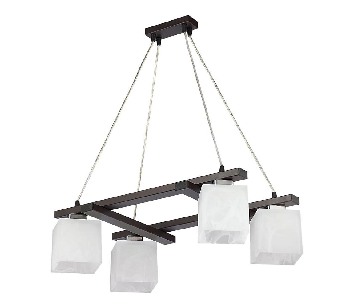 Jupiter Jupiter 1098 - PO4 - Závěsný lustr POLA 4xE27/60W/230V wenge