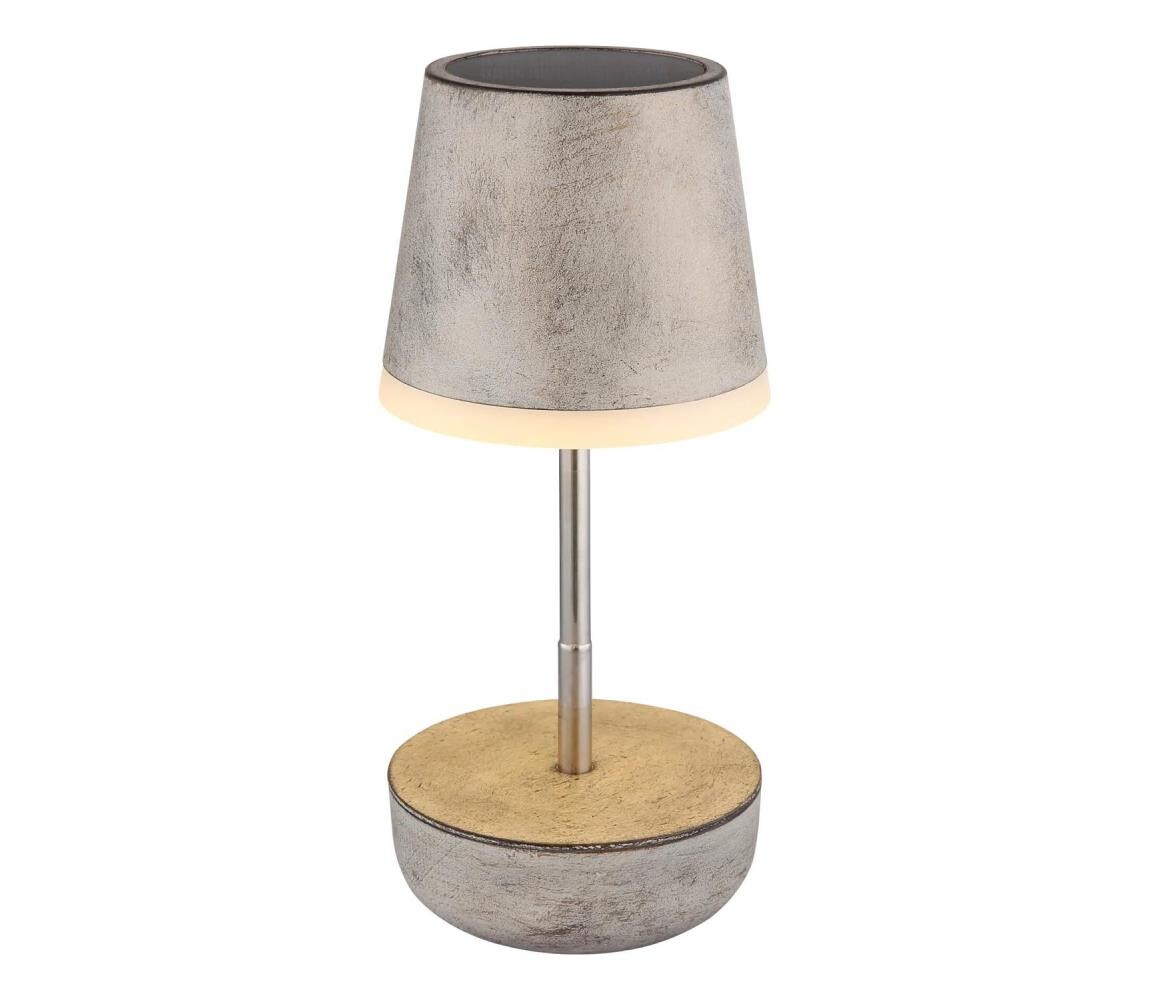 Globo Globo 36638SA - LED Solární lampa 10xLED/0,06W/3V IP44 šedá