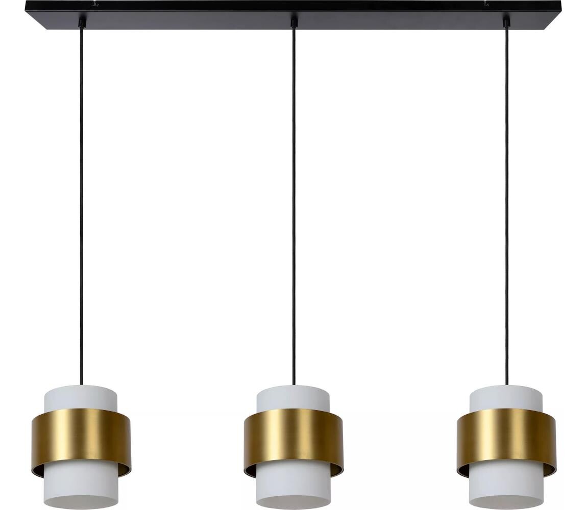 Lucide Lucide 45497/03/02 - Lustr na lanku FIRMIN 3xE27/40W/230V zlatá