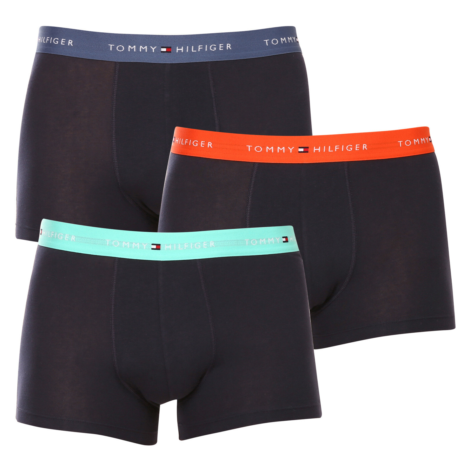 3PACK pánské boxerky Tommy Hilfiger tmavě modré (UM0UM02763 0S1) XXL, trenky / trenýrky