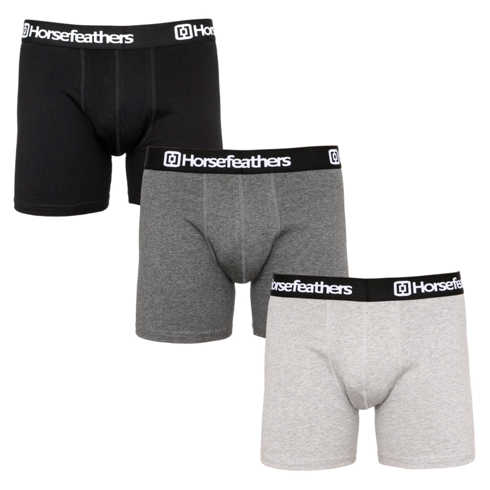 3PACK pánské boxerky Horsefeathers vícebarevné (AM067D) L, trenky / trenýrky