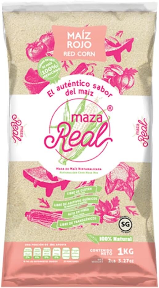 Mouka MAZA REAL - RED Corn 1kg