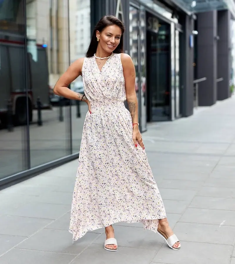 UR/CEO Pink floral dress Alpicella