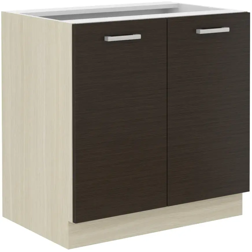 Falco Kuchyňská skříňka Christo 80D-2F-BB dub ferrara/legno tmavé