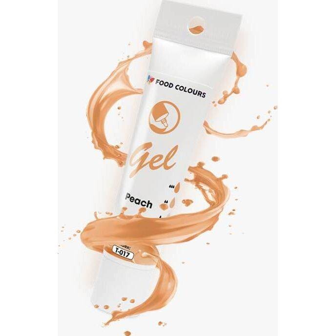 Food Colours gelová barva tuba Peach 30 g - dortis