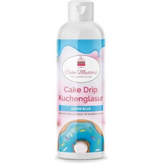 Cake drip azurová modrá 250g - Cake Masters
