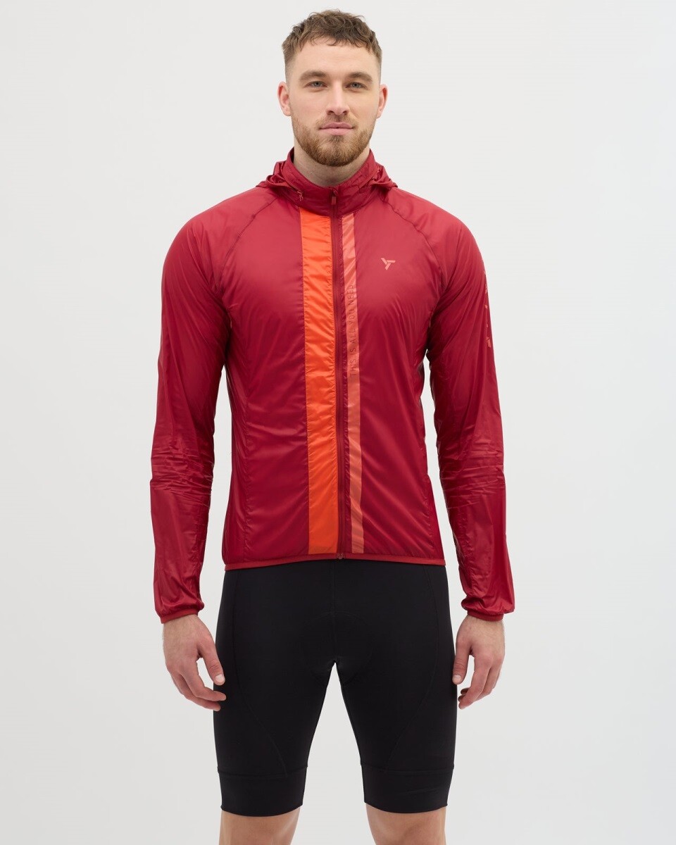 Pánská cyklo bunda silvini gelo červená m
