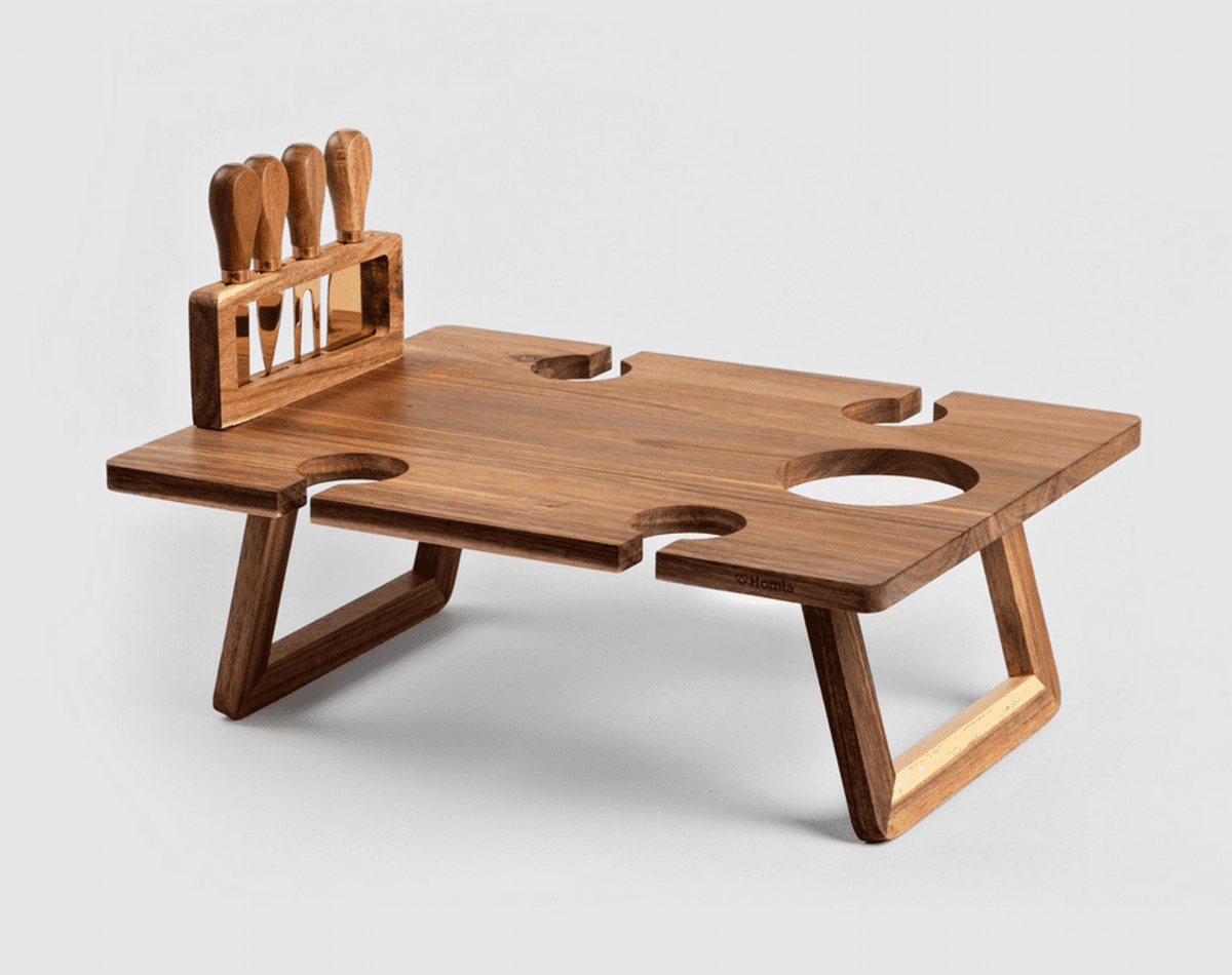 Stolek | FRESCA | servírovací stolek s noži | 6 ks | 744112