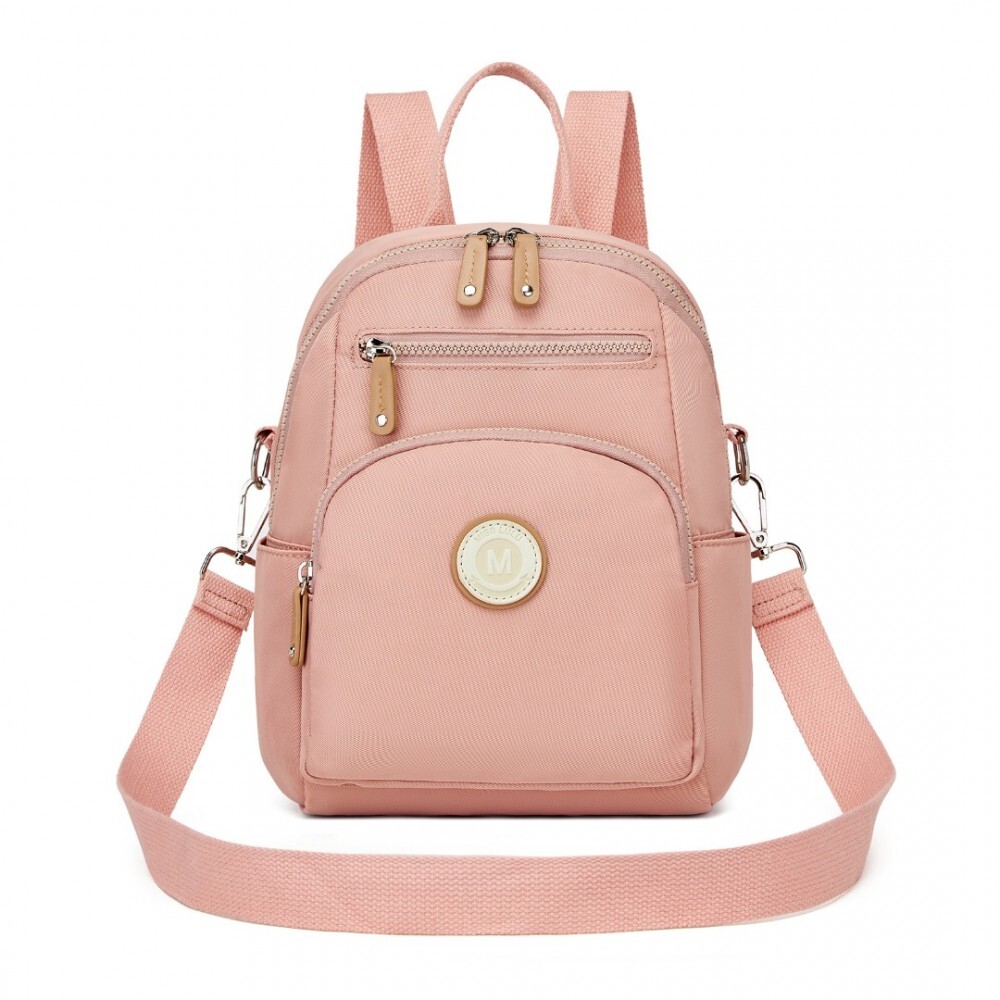 Dámský batoh 3v1 Miss Lulu - růžový - 7 L