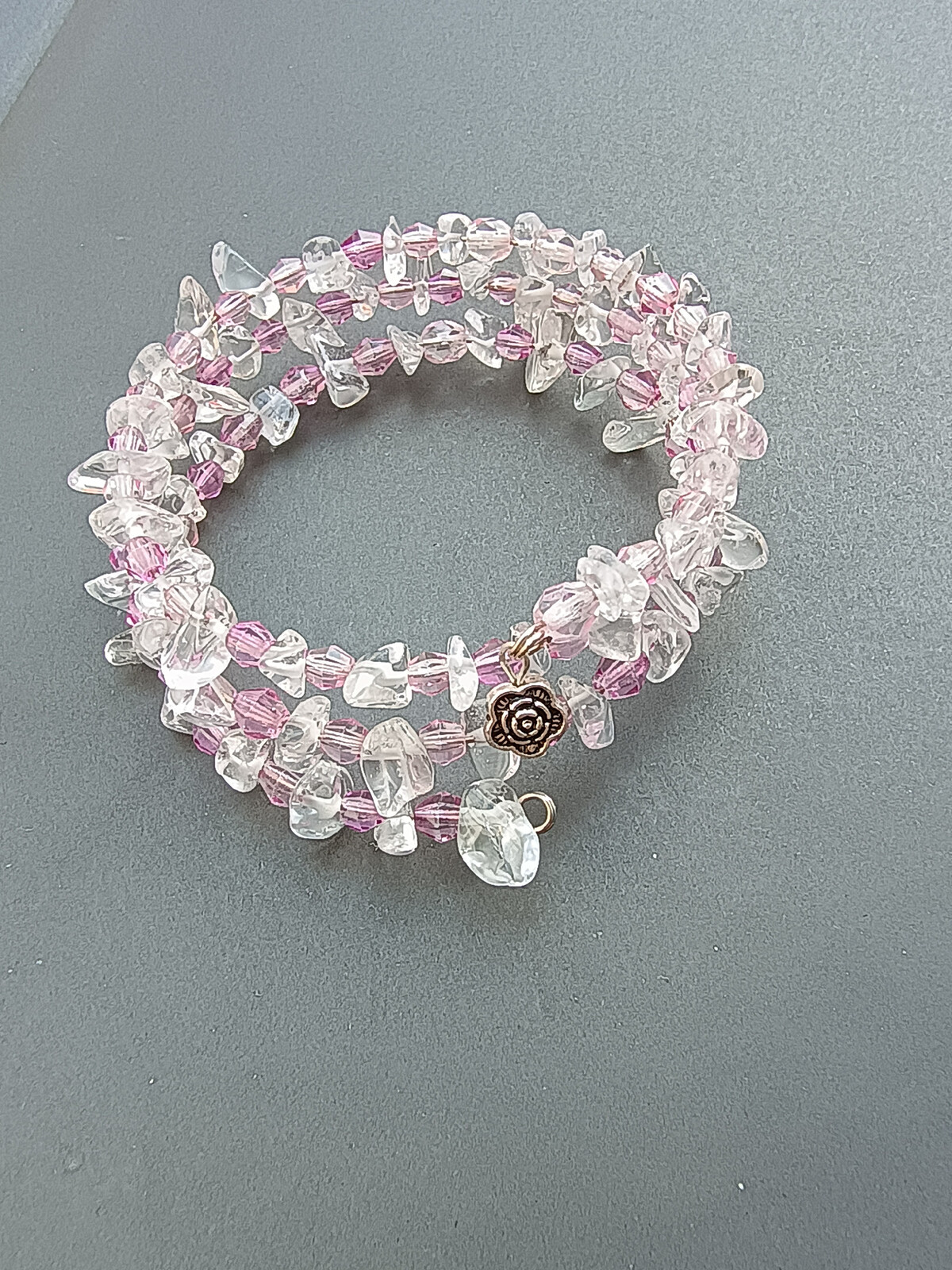 Emada Náramek, 2003, paměťový drát, Křišťálová růže, 1 ks