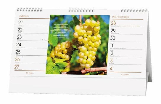 Víno 2026 - stolní kalendář