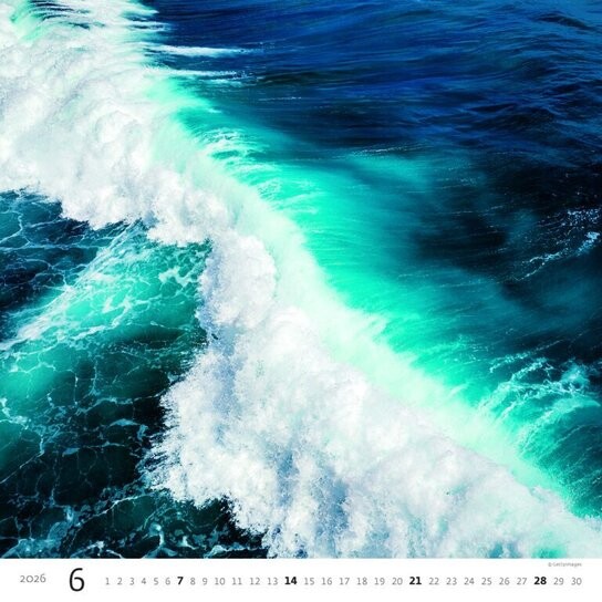 Aqua 2026 - nástěnný kalendář