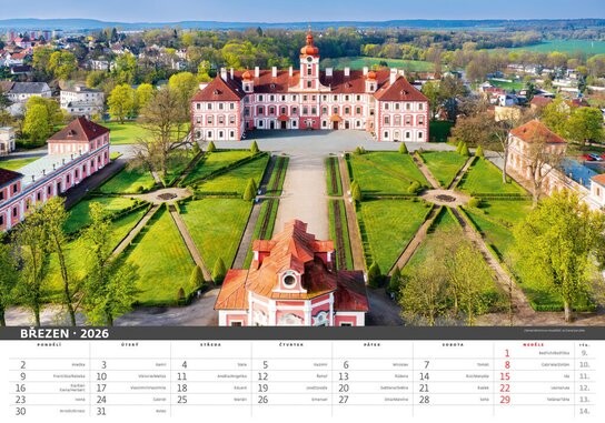Česko mezi oblaky 2026 - nástěnný kalendář