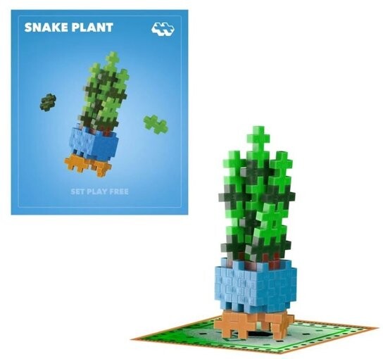 Plus-Plus Kytky Snake Plant