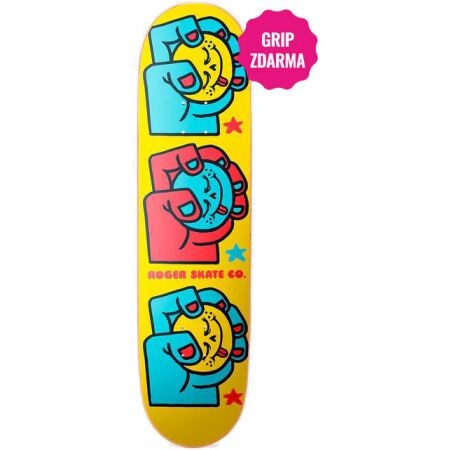 Sk8 Deska Roger Roger Squeeze Hc - Žlutá - 8.375