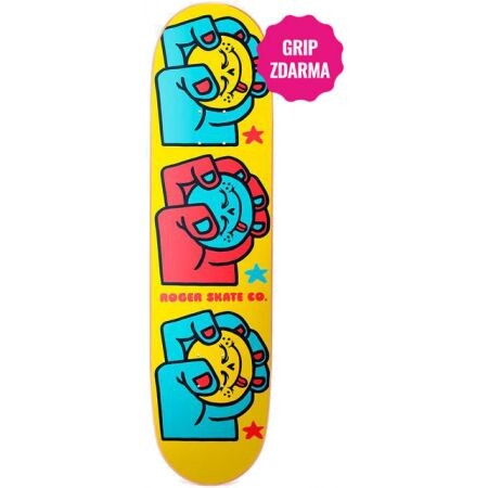 Sk8 Deska Roger Roger Squeeze Hc - Béžová - 8.75