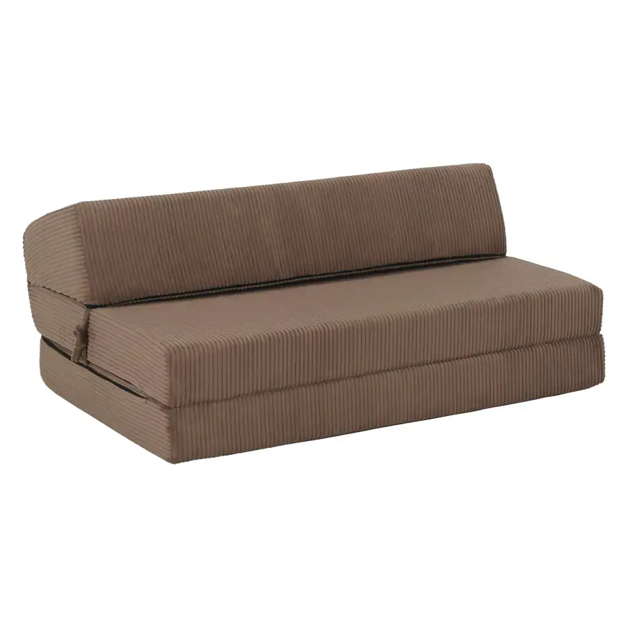 Tempo Kondela Skládací matrace/křeslo VEDIS 2v1, béžová