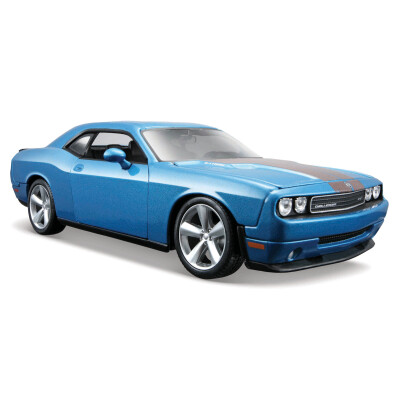Dodge Challenger SRT8, 2008, metal modrá, 1:24