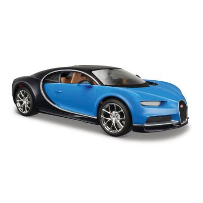 Bugatti Chiron, modrá, 1:24