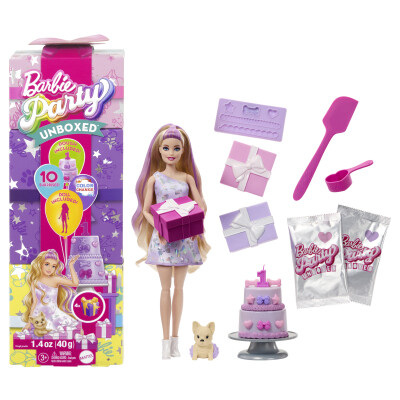 Barbie party reveal Barbie