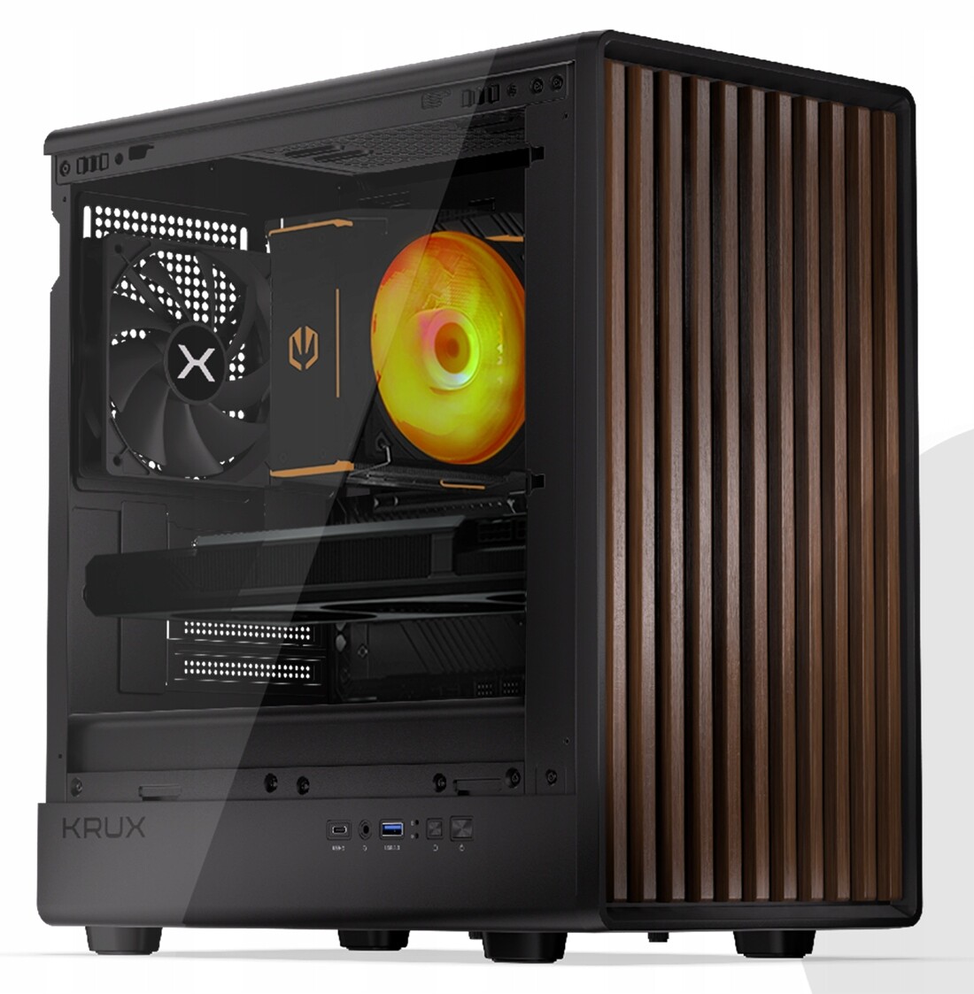 Wood Argb Ryzen 7 5700X Rtx 4060 32GB Ssd 1TB WiFi6 BT5 W11 Dlss 3