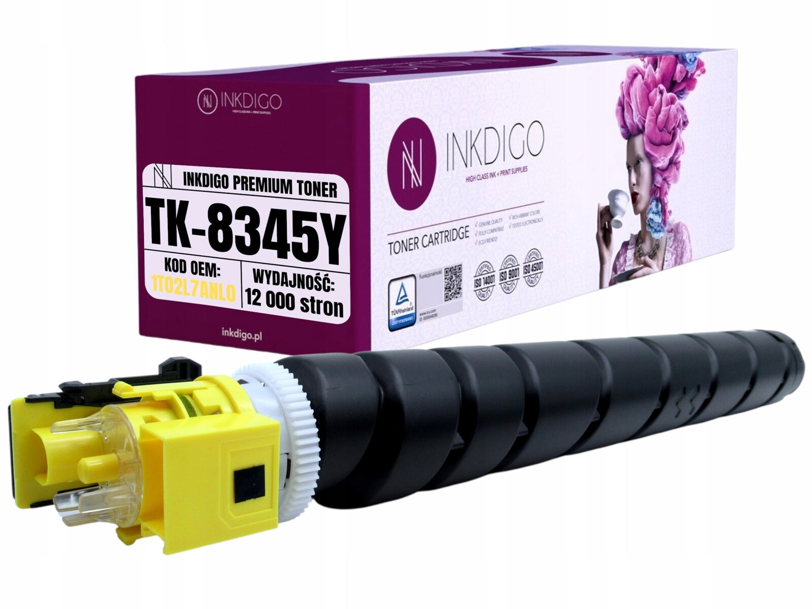 Náhradní toner TK8345Y pro tiskárny Kyocera TASKalfa 2552 ci 2553 ci