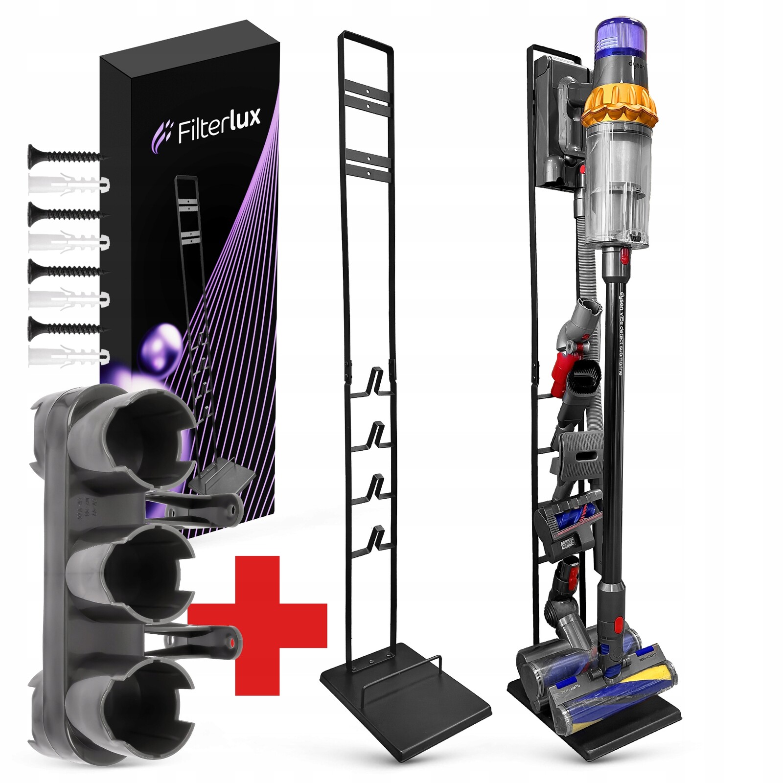 Stojan Na Vysavač Dyson V7 V8 V10 V11 V15 Věšák Nástěnný Držák Sada