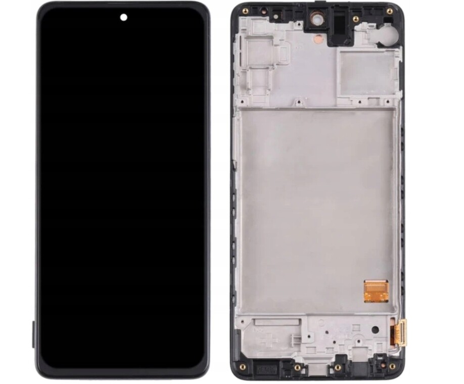 Displej Samsung M31s Oled s rámečkem a LCD displejem