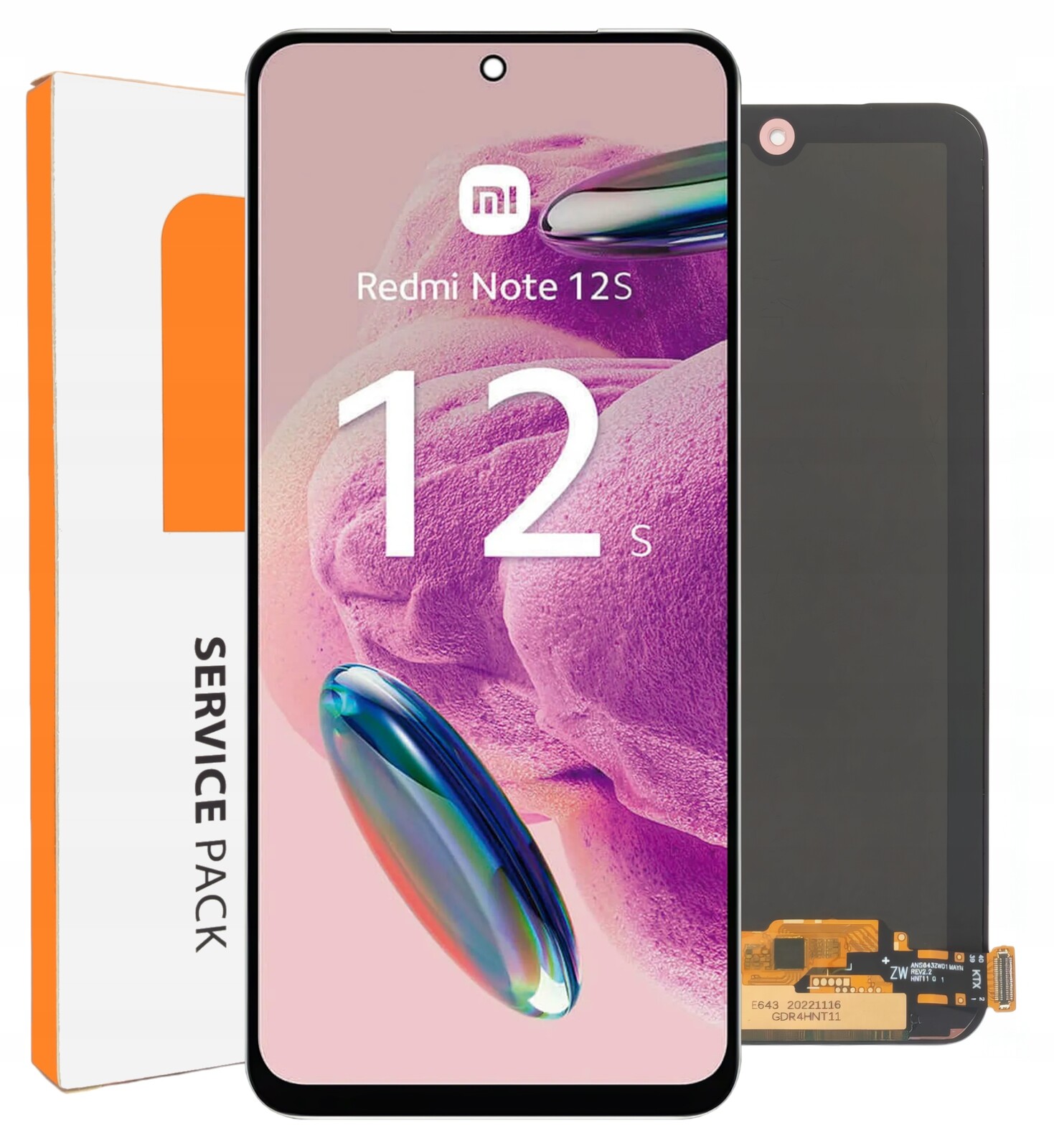 Originální displej pro Xiaomi Redmi Note 12S LCD displej 2303CRA44A