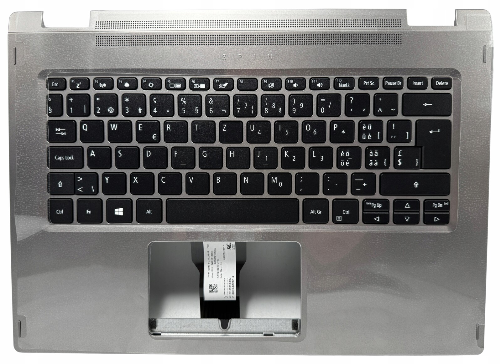 Palmrest horní kryt Acer Spin SP314-53GN SP314-53N 6B.HDCN5.023