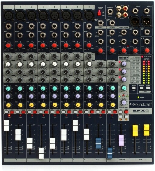 Soundcraft Efx 8 audio mixážní pult bez držáků