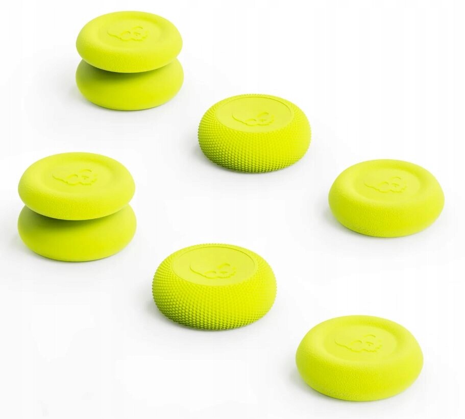 Návleky Silikonové Gumičky Skull&Co 6-PACK pro Lenovo Legion Go Limetka Žlutá