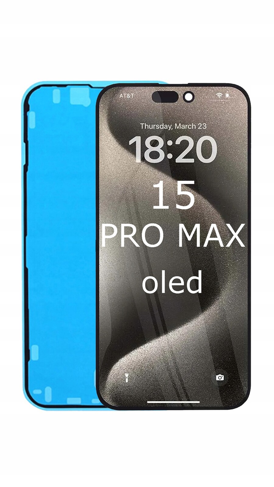 Soft Oled displej pro Apple iPhone 15 Pro Max 120 Hz vyměnitelný IC