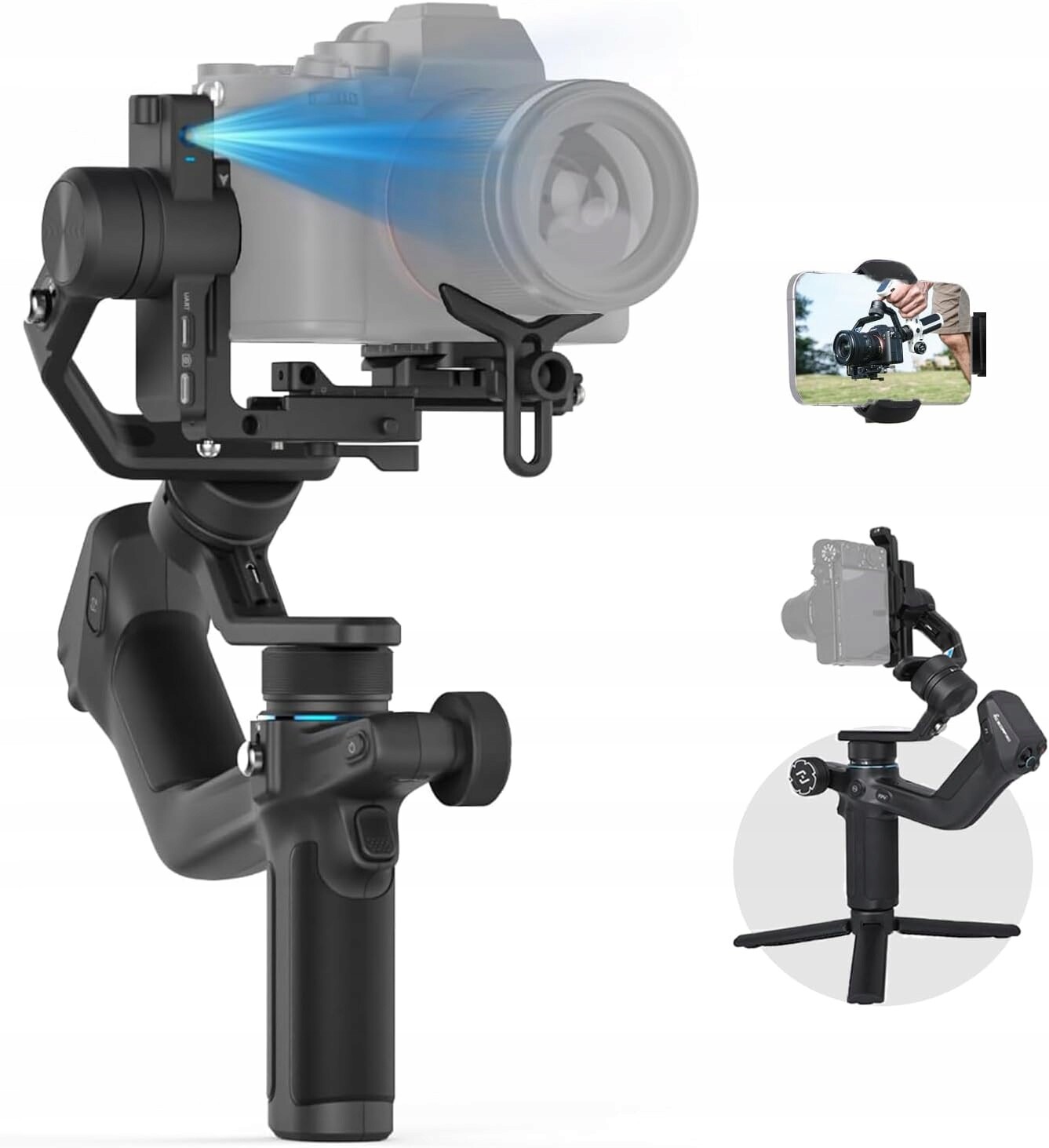 Stabilizátor Obrazu Gimbal Feiyutech Scorp Mini 2 Držák Stativ Sada 3V1