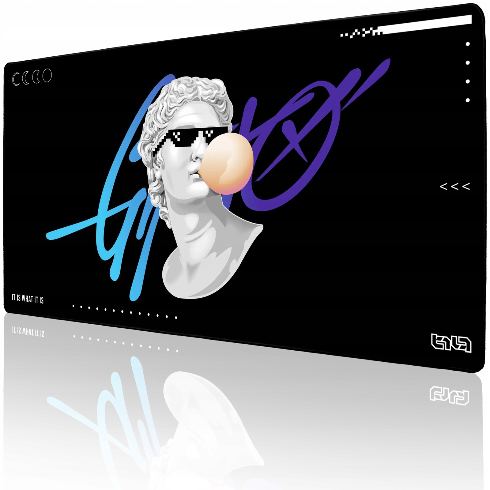 Podložka Pod Myš XXL It Is What It Is 100x50 Tilt Velká XL Na psací stůl